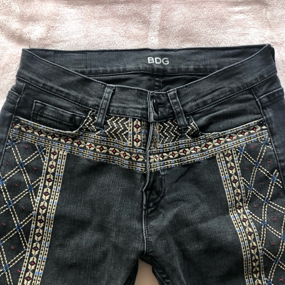 Urban Outfitters BDG Embroidered Jeans